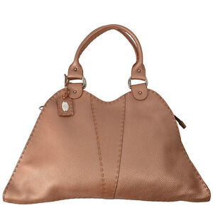 FENDI Pink Leather Shoulder Bag